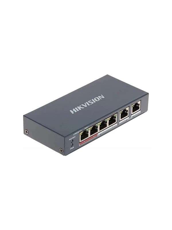 Коммутатор Hikvision DS-3E0106P-E/M (6 портов)
