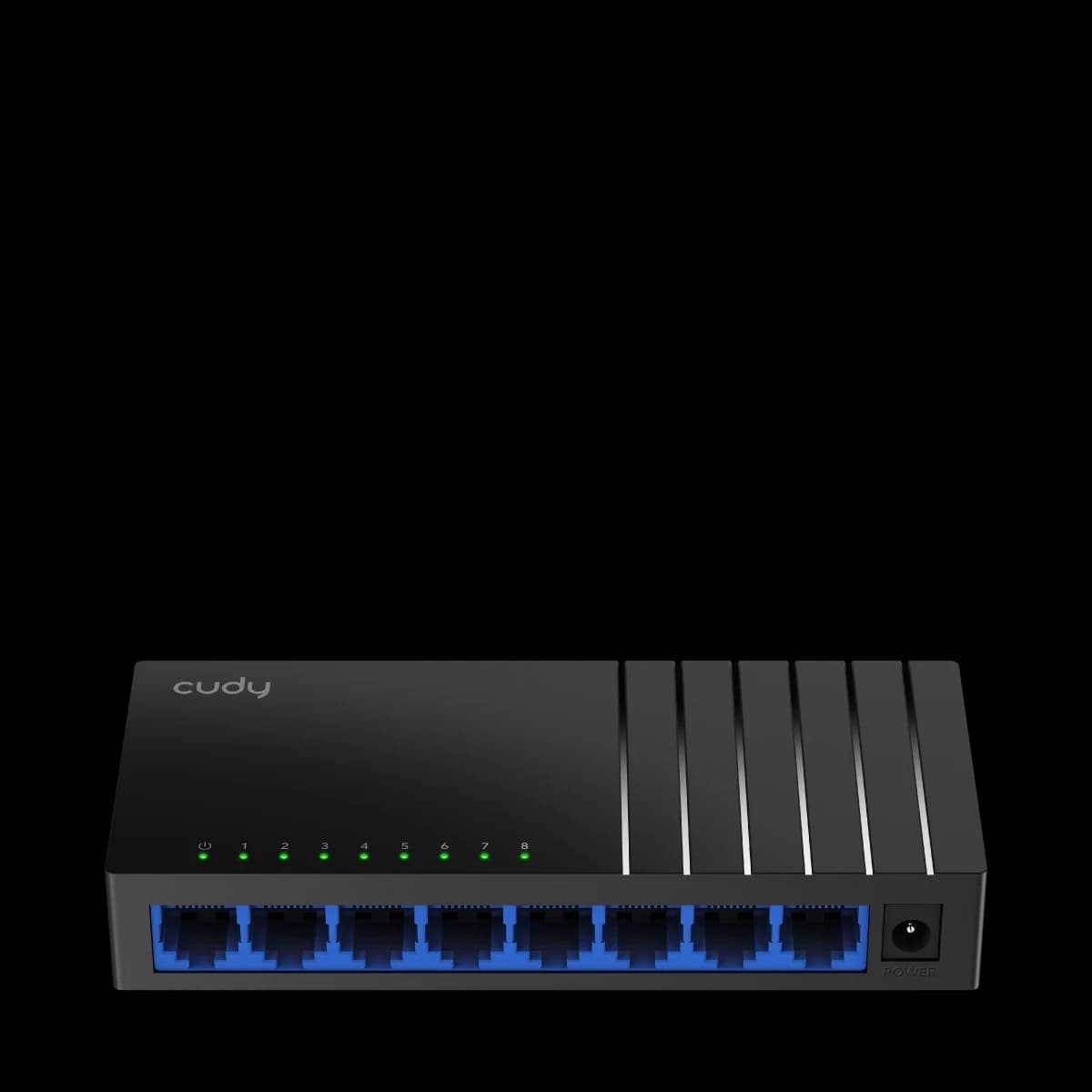 Сетевой коммутатор CUDY GS108D 8-Port Gigabit Ethernet Switch, 8 10/100/1000M RJ45 Ports, IGMP Snooping, Loop Detection/Prevention, 802.1p/DSCP QoS, Desktop Plastic Case, Power Saving, Plug and Play, Wall-Mount
