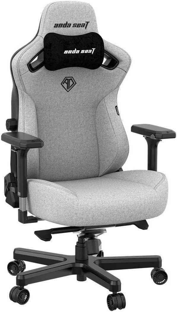 Gaming Chair AD12YDC-XL-01-G-PV/F-G02 AndaSeat Kaiser 3 PRO XL GRAY 5D Armrest 65mm wheels Fabric