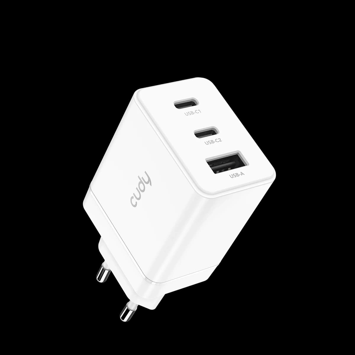 Зарядное устройство CUDY CH67 (67 Вт, GaN, PD 3.0)