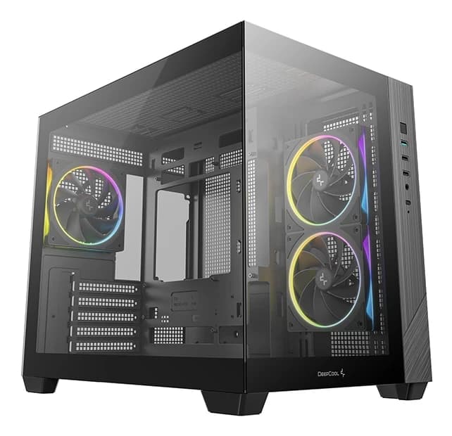 DEEPCOOL MATX CG330 MESH 3F w/o PSU USB3.0×2 Front + 3×120mm ARGB FANS