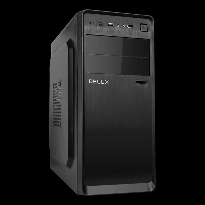 DELUX ATX DLC-DW602 400*176*410mm BLACK TAC 2.0 W/O PSU