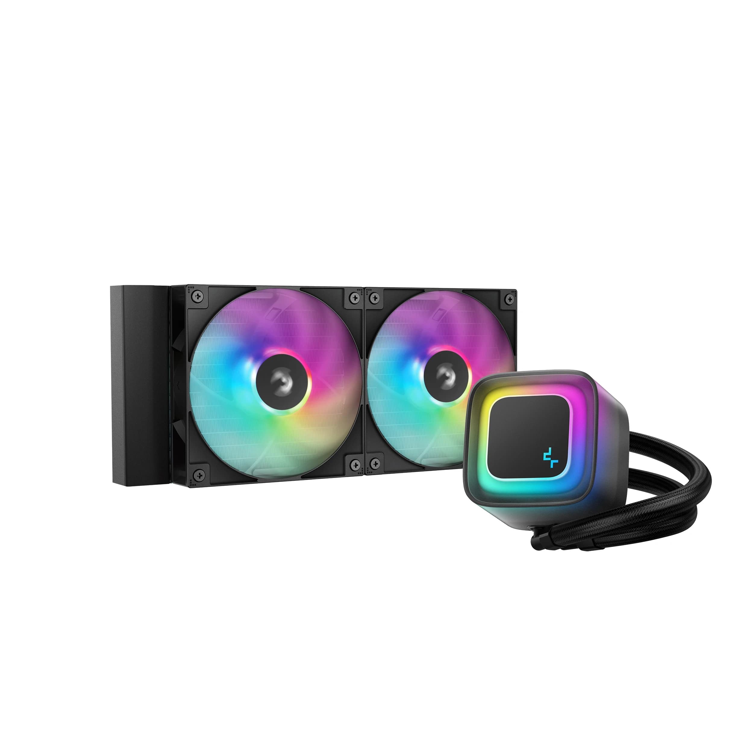 Система жидкостного охлаждения DeepCool LE240 V2 (120 мм) чёрный