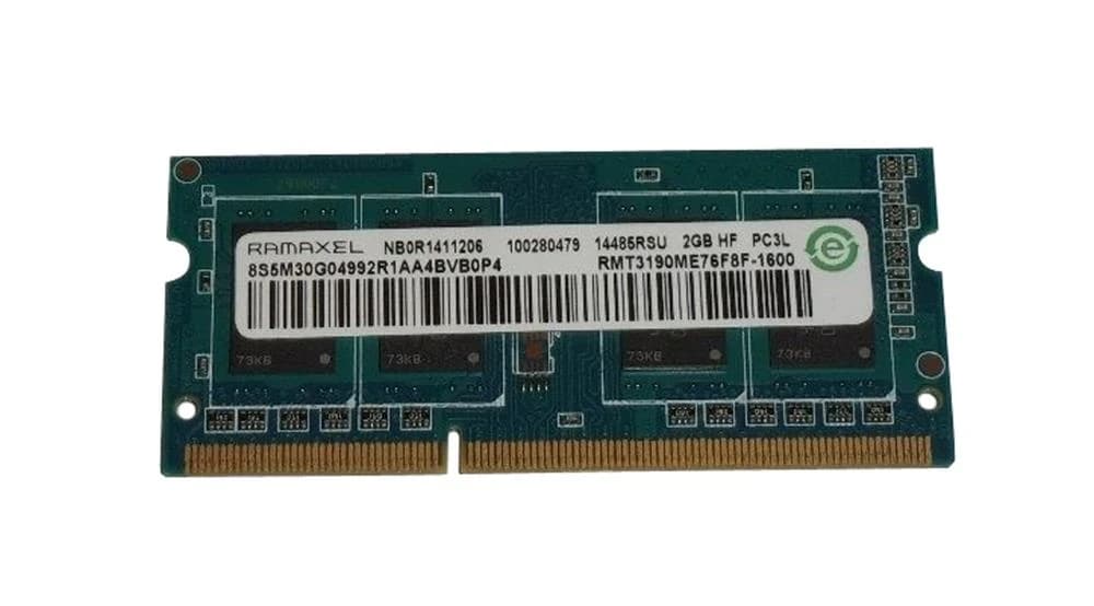SODIMM DDR3L 2GB PC3-12800 (1600MHz) RAMAXEL (для ноутбуков)