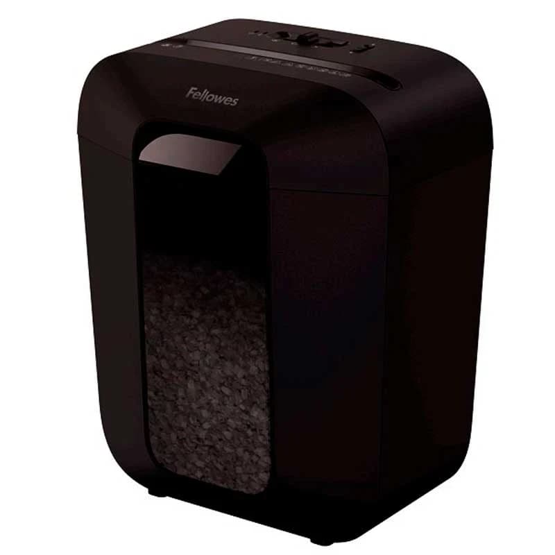 Уничтожитель документов Fellowes LX41 (P-4, 4x12 мм, 8 листов, 17 л) черный