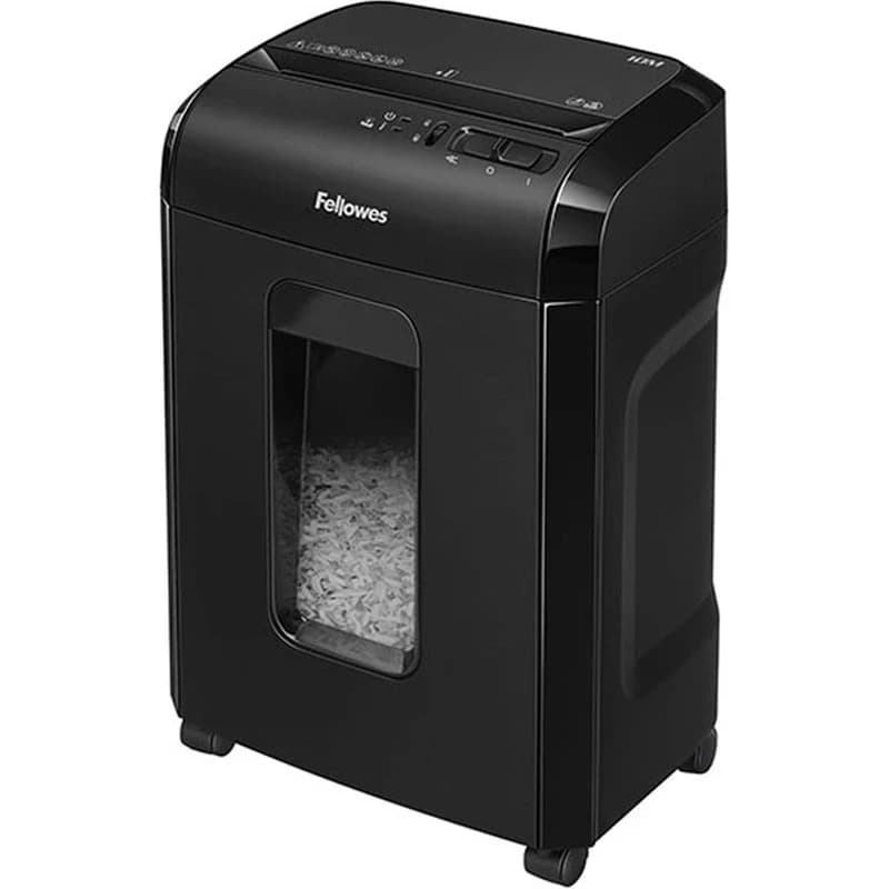 Уничтожитель документов Fellowes MICROSHRED 10M (P-5, 2х12 мм, 19 л) черный
