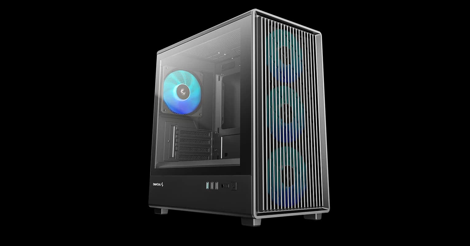 Корпус DeepCool CC350 4F (Micro-ATX, без БП, Mid Tower)