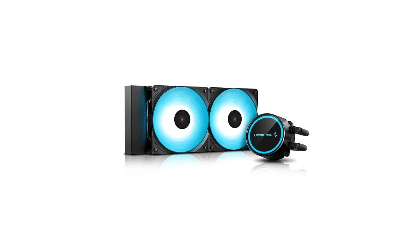Система жидкостного охлаждения DeepCool GAMMAXX L240 ARGB (120 мм, 2 вентилятора) чёрный