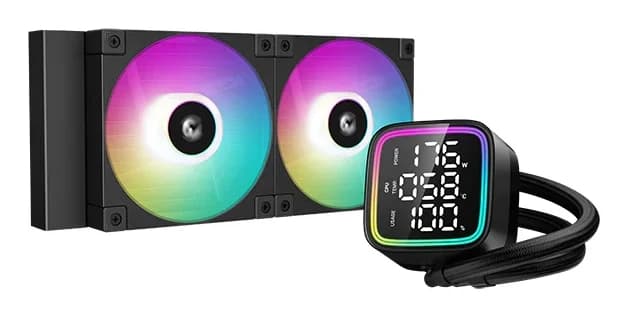 Система жидкостного охлаждения DeepCool LD240 (2×120 мм, ARGB)