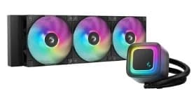 Система жидкостного охлаждения DeepCool LE360 PRO (ARGB, 3 шт) чёрный